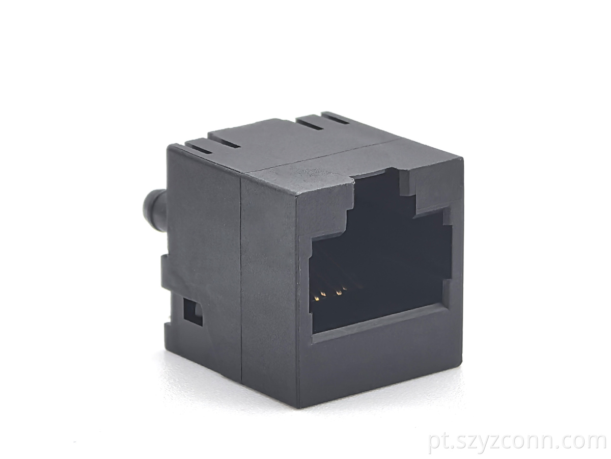 Plugue de rede RJ45: soquete RJ45-CAT6-52E-1 * 1-8P8C categoria 6 RJ45 Network Plug: RJ45-CAT6-52E-1*1-8P8C Category 6 Socket